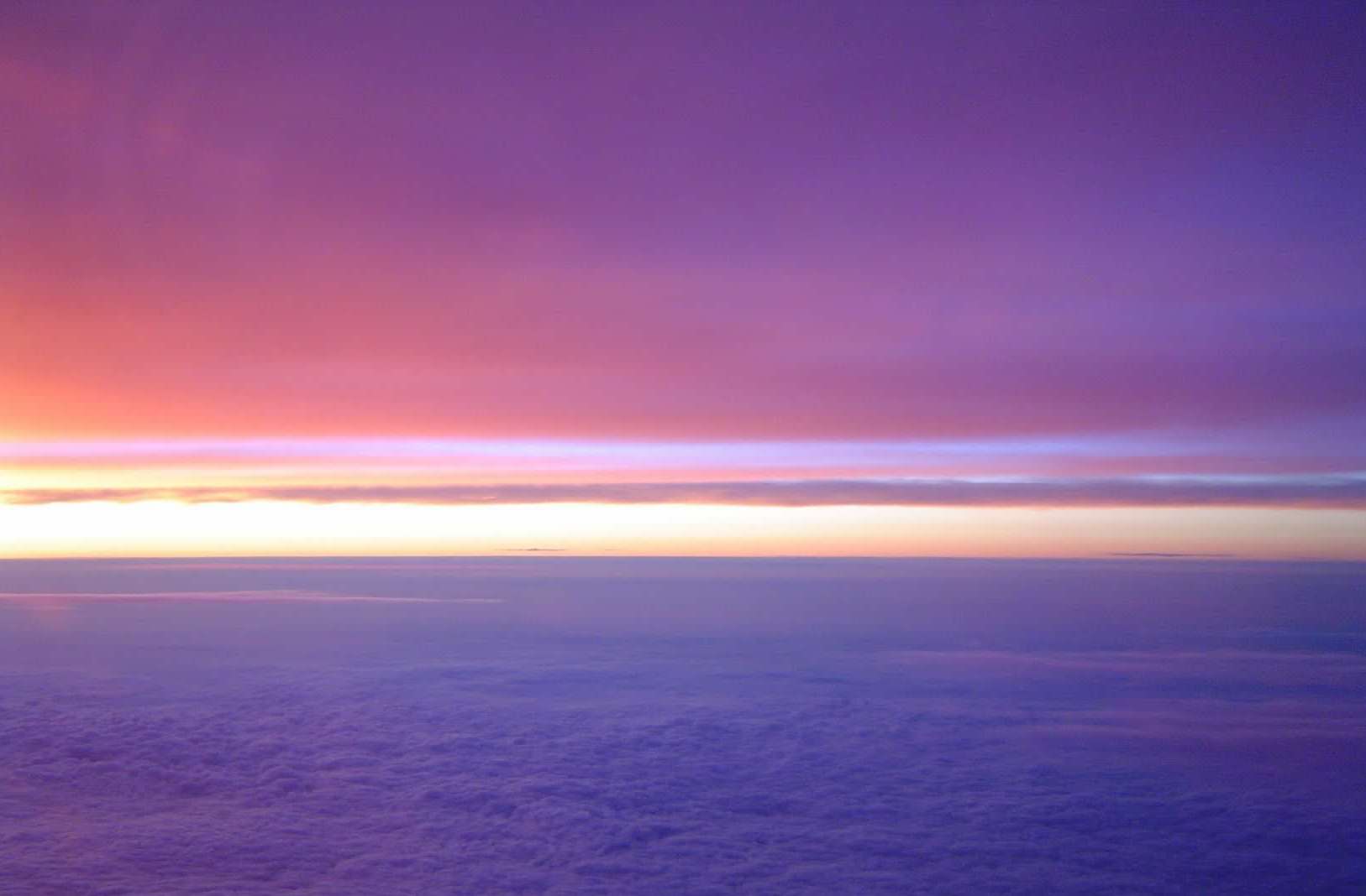 Airplane Sunset